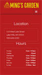 Mobile Screenshot of mingsgardenlm.com