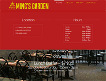 Tablet Screenshot of mingsgardenlm.com